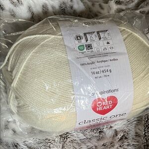 Acrylic Yarn in White